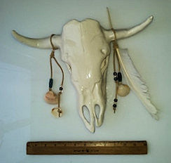 White Elk Wall Hanging: Perseverance, Reach for the Sky: by Naomi Knecht-16