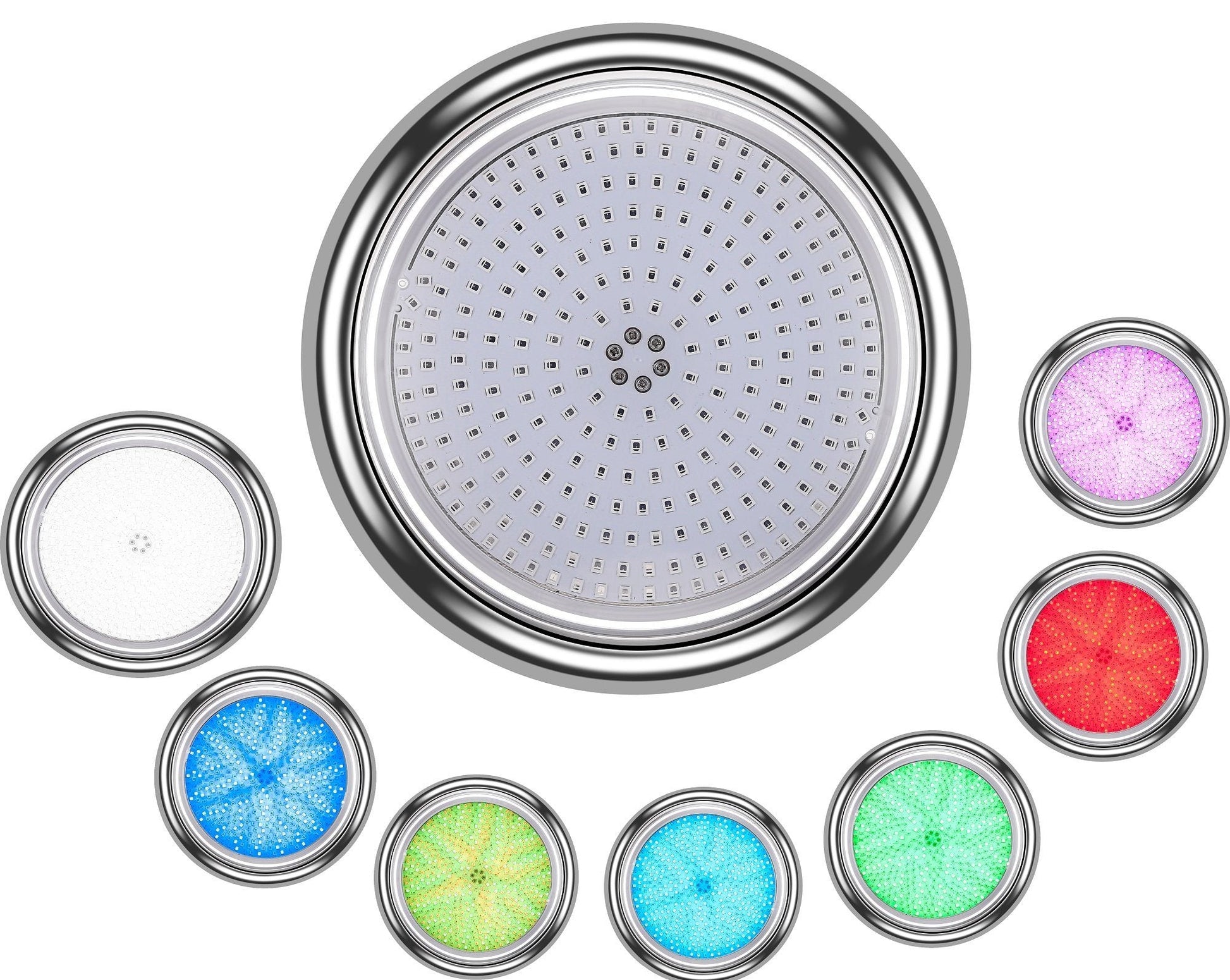 PoolTone™ Nicheless 1 1/2 inch (large face) Swimming Pool or Spa Light 15 - 150 Feet-0